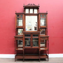 Load image into Gallery viewer, Antique English Edwardian Parlour China Display Cabinet B13015
