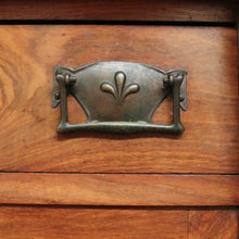 Load image into Gallery viewer, Antique Australian Blackwood &amp; Cedar Sideboard Cabinet with Drawers &amp; Shelves. B12590
