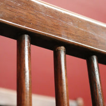 Load image into Gallery viewer, Set of Six Mid-Century Scandinavian Dining Chairs – Spindle Back, Black Seats. B12589
