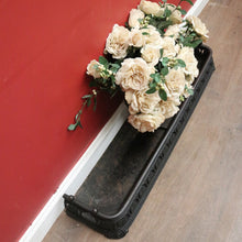 Load image into Gallery viewer, Vintage Black Cast Iron Fire Fender – Decorative Fireplace Guard. B12593
