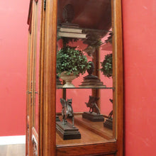 Load image into Gallery viewer, x SOLD Antique French Oak Bookcase, Eight Drawer Display Cabinet or Cupboard, Glass Doors. B12192
