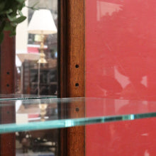 Load image into Gallery viewer, x SOLD Antique French Oak Bookcase, Eight Drawer Display Cabinet or Cupboard, Glass Doors. B12192
