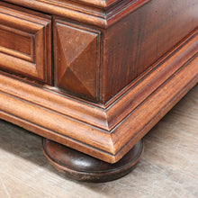 Load image into Gallery viewer, Antique French Walnut Mirror Back Dressing Table Cabinet Bedroom with Drawers B13019
