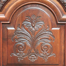 Load image into Gallery viewer, Antique French Walnut Mirror Back Dressing Table Cabinet Bedroom with Drawers B13019
