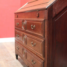 Load image into Gallery viewer, x SOLD Antique French Oak Writing Bureau c1830 – 3 Lower Drawers, Fitted Interior. B12591
