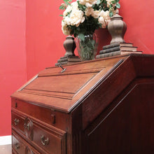 Load image into Gallery viewer, x SOLD Antique French Oak Writing Bureau c1830 – 3 Lower Drawers, Fitted Interior. B12591
