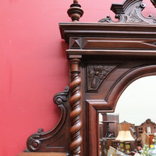 Load image into Gallery viewer, Antique French Walnut Mirror Back Dressing Table Cabinet Bedroom with Drawers B13019

