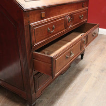 Load image into Gallery viewer, x SOLD Antique French Oak Writing Bureau c1830 – 3 Lower Drawers, Fitted Interior. B12591
