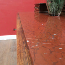 Load image into Gallery viewer, Antique French Walnut Mirror Back Dressing Table Cabinet Bedroom with Drawers B13019
