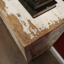 Load image into Gallery viewer, Vintage Narrow Two-Door Sideboard Hall Cabinet – Distressed Farmhouse Finish. B12604
