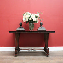 Load image into Gallery viewer, x SOLD Antique English Sofa Table, Hall Table or Console Table, Rosewood, Tapered Pedestals. B12183
