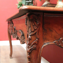 Load image into Gallery viewer, x SOLD Brigitte Forestier Cherrywood Two Drawer Hall Console Sofa Entry Table. B12598
