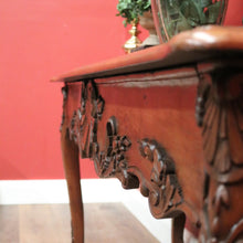 Load image into Gallery viewer, x SOLD Brigitte Forestier Cherrywood Two Drawer Hall Console Sofa Entry Table. B12598
