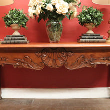 Load image into Gallery viewer, x SOLD Brigitte Forestier Cherrywood Two Drawer Hall Console Sofa Entry Table. B12598
