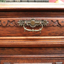 Load image into Gallery viewer, Antique French Oak Cabinet – Elegant Two Door, Two Drawer with Key. B12616
