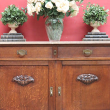 Load image into Gallery viewer, French farmhouse sideboard with two drawers two door cupboard and marble top. B12763
