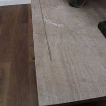 Load image into Gallery viewer, French farmhouse sideboard with two drawers two door cupboard and marble top. B12763
