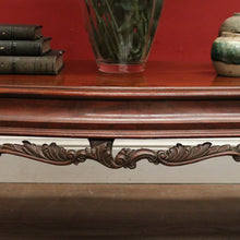 Load image into Gallery viewer, x SOLD Vintage Cedar Coffee Table – Shaped Top with Carved Legs, Elegant Design. B12610

