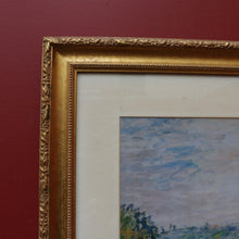 Load image into Gallery viewer, Claude Monet A Corner in the Garden at Montgeron print in gilt frame. B13024
