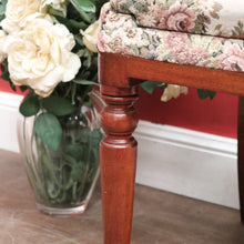 Load image into Gallery viewer, Antique English Mahogany Armchair – Scroll Arms, Turned Legs, Padded Seat. B12613
