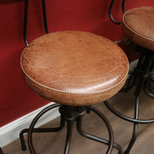 Load image into Gallery viewer, x SOLD A Set of Four Vintage Designer Bar Stools or Breakfast Bar Stools. B12210
