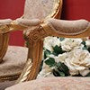 Load image into Gallery viewer, Pair of French Gilt Wood Armchairs with Medallion Backs and Tapestry Seats. B12623
