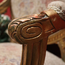 Load image into Gallery viewer, Pair of French Gilt Wood Armchairs with Medallion Backs and Tapestry Seats. B12623
