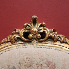 Load image into Gallery viewer, Pair of French Gilt Wood Armchairs with Medallion Backs and Tapestry Seats. B12623
