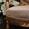 Load image into Gallery viewer, Pair of French Gilt Wood Armchairs with Medallion Backs and Tapestry Seats. B12623
