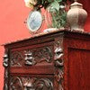 Load image into Gallery viewer, Antique French Oak Chest of Drawers with Five Carved Green Man Handles and Ornate Detailing. B12624

