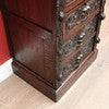 Load image into Gallery viewer, Antique French Oak Chest of Drawers with Five Carved Green Man Handles and Ornate Detailing. B12624
