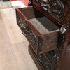 Load image into Gallery viewer, Antique French Oak Chest of Drawers with Five Carved Green Man Handles and Ornate Detailing. B12624
