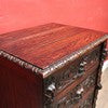 Load image into Gallery viewer, Antique French Oak Chest of Drawers with Five Carved Green Man Handles and Ornate Detailing. B12624
