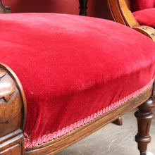 Load image into Gallery viewer, Antique English Grandfather and Grandmother Armchairs in Mahogany. B13031
