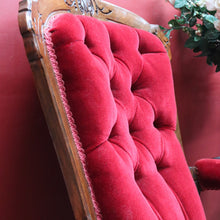Load image into Gallery viewer, Antique English Grandfather and Grandmother Armchairs in Mahogany. B13031
