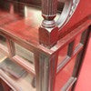 Load image into Gallery viewer, Antique Mahogany Display Cabinet with Fretwork, Drawers, and Glazed Doors. B12121

