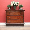 Load image into Gallery viewer, Antique Australian Cedar Chest of Drawers with MOP Inlay and Brass Detail. B12622

