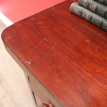 Load image into Gallery viewer, Antique Australian Cedar Chest of Drawers with MOP Inlay and Brass Detail. B12622
