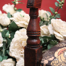 Load image into Gallery viewer, Antique English Mahogany Armchair with Japanese-Themed Upholstery. B12631
