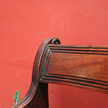 Load image into Gallery viewer, Antique English Mahogany Armchair with Japanese-Themed Upholstery. B12631
