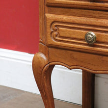 Load image into Gallery viewer, Vintage French tall five drawer chest with elegant proportions, or Lamp Table. B12786
