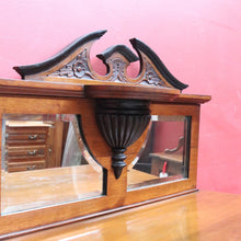Load image into Gallery viewer, Antique English mahogany Canterbury music cabinet with pull out drawers. B13028
