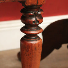 Load image into Gallery viewer, Pair of English Rosewood Chairs – Green-Gold Upholstery, Elegant Carving. B12625
