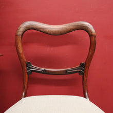 Load image into Gallery viewer, x SOLD Pair of Antique English Rosewood Chairs with Mint Green Upholstery. B12630
