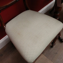 Load image into Gallery viewer, x SOLD Pair of Antique English Rosewood Chairs with Mint Green Upholstery. B12630
