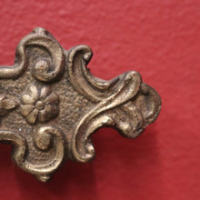 Load image into Gallery viewer, Antique French Solid Brass Wall Crucifix – Devotional Home or Gift Piece. B12399
