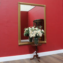 Load image into Gallery viewer, Victorian Style Giltwood Mirror with Bevelled Glass and Decorative Corner Carvings. B13040
