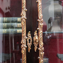 Load image into Gallery viewer, Antique French Vernis Martin Display Cabinet with Curved Glass and Ormolu Mounts. B13037
