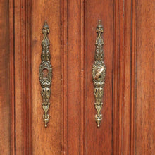 Load image into Gallery viewer, Antique French walnut hall cabinet or sideboard with drawers and cupboards. B12618
