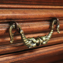 Load image into Gallery viewer, Antique French walnut hall cabinet or sideboard with drawers and cupboards. B12618
